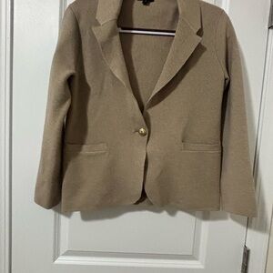 J. Crew Camel Single-Button Blazer